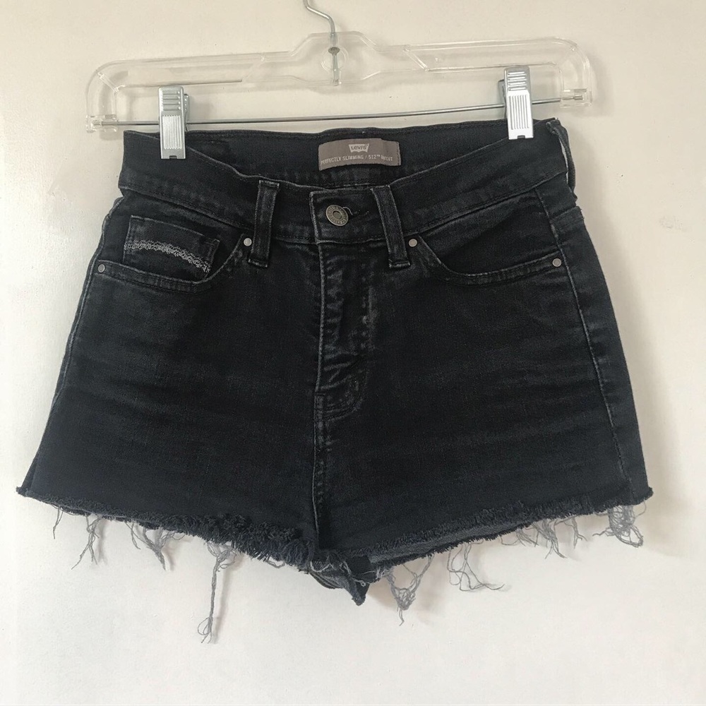 Denim Levi’s high waisted shorts